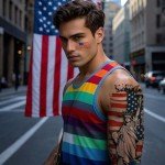 Independence Day USA Flag Temporary Tattoos Pack