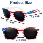 American Flag Sunglasses - 12 Pairs, UV400