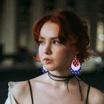 American Flag Dangle Earrings for July Celebrations