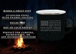 Rogue River Tactical USA Flag Camp Coffee Mug