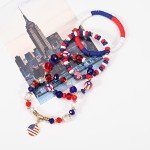 American Flag Stretch Bracelets for Women