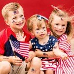 136 PCS American Flag Temporary Tattoos - Party Supplies