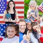 4th of July Metallic Temporary Tattoos - Patriotic Fun