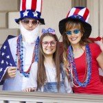 4th of July Beaded Star Necklace Set - 24 Pcs