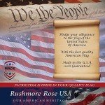 2.5x4 American Flags for Outside | Amercian Flag Made in USA Heavy Duty American Flags for Outside 2.5x4 with Embroidered Stars and Sewn Stripes American Flags for Outdoor High Wind- All Weather US