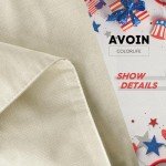 AVOIN colorlife Patriotic 4th of July Garden Flag 12x18 Inch Double Sided Outside, Memorial Day Floral Welcome Daisy Yard Outdoor Decoration