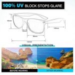 Eyegla Bulk American Sunglasses USA Flag Sunglasses Classic Patriotic Sunglasses 4th of July Party Supplies 10 Pack