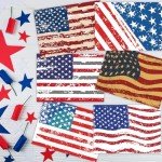Treasure Cove Patriotic Greeting Cards with Envelopes American Flag Note Cards Veterans Day Cards Election Campaign Supplies to Encourage Voting 24Pack