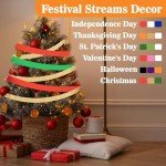 MAQIHAN Party Crepe Paper Streamers - 12 Rolls 984ft Crepe Paper Halloween Thanksgiving Christmas Valentine's St. Patrick's July 4th Patriotic Independence Day Wedding Baby Shower Party Decorations