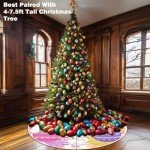 Sozize Easter Tree Skirt 4th of July Tree Skirt American Flag Day Memorial Day Patriotic Stars 36 Inch Double Sided Print Mat Independence Day Easter Christmas Tree Skirt for Holiday Party Decoration