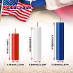 Yalikop Wood Patriotic Tiered Tray Decor (Cute Style), 3 Pieces, Small, Independence Day Party Home Table Decoration