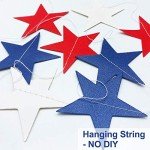 10 Pack 4th of July Decorations Red White and Blue Decorations - 130Ft/330 4th of july garland Patriotic Star Streamers Banner Garland Hanging Independence Day Fourth July Decor Memorial Day