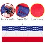 Wehhbtye 2PCS Patriotic Bunting Decorations-8.9x2.5 Feet 4th of july Outdoor Hanging Banner Flag,American Stars and Stripes Independence Day Flag for Memorial Day Porch Labor Day Yard Outside Party