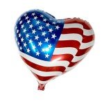 Mllxon 4th of July Balloons, American Flag Balloons, Patriotic Balloons for Independence Day Party Decorations Supplies,3PCS