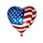 Mllxon 4th of July Balloons, American Flag Balloons, Patriotic Balloons for Independence Day Party Decorations Supplies,3PCS