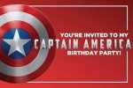 Set of 20 Super Soldier America -Themed Happy Birthday Invitation Cards & Envelopes - Lightweight (240g), Postcard Style Invites for the Perfect Party Pack