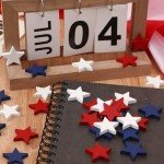 120 Pcs Wood Stars 4th of July Star Decor Patriotic Decor Wooden Stars for Crafts Red White and Blue Decorations Tabletop Decor for Memorial Day Flag Day Independence Day Labor Day Xmas (1.2 Inch)