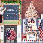 120 Pcs Wood Stars 4th of July Star Decor Patriotic Decor Wooden Stars for Crafts Red White and Blue Decorations Tabletop Decor for Memorial Day Flag Day Independence Day Labor Day Xmas (1.2 Inch)