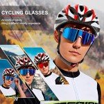 FMY Polarized Cycling Glasses Sports Sunglasses,UV400 Protection Eyewear Baseball Running Fishing for Men Women Youth