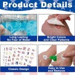 94PCS Veterans Day Temporary Tattoos, Waterproof Fourth of July Body Stickers, Patriotic Parade Party Accessories, Long Lasting Tattoo Stickers for 4th of July Gathering, Thank You to Our Heroes