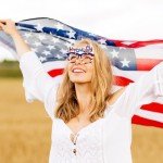 16 Pack 4th of July Decorations,Independence Day American Flag Glasses Red Blue White Patriotic USA Sunglasses Fourth of July Accessories for Photo Booth Memorial Day Props Party Favors Supplies Kids