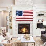 JOWHOL American Flag 3x5 FT - USA Flags for 4th of July Decorations Garden/Room Vivid Colors UV & Fade Resistant Polyester with Brass Grommets us flag Indoor/Outdoor (Flag Pole Not Included)