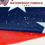 JOWHOL American Flag 3x5 FT - USA Flags for 4th of July Decorations Garden/Room Vivid Colors UV & Fade Resistant Polyester with Brass Grommets us flag Indoor/Outdoor (Flag Pole Not Included)