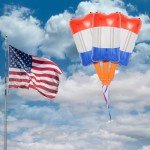 HBLHBLMI Red White And Blue Balloons, Popsicles Foil Balloon for 4th of July Memorial Day Celebration Events Election Party Decoration - 3 Pcs