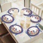 CHUNNIN 50 Pcs 4th of July Poppy Flower Oval Memorial Day Plates for Independence Day Party Supplies American Patriotic Disposable Paper Plates Patriotic Decorations for Labor Day Veterans Day