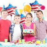 Skylety 20 Pcs 4th of July Balloons 18 Inch Blue Red White Foil Balloons Patriotic American Flag Star Balloons Independence Day Party Balloons USA Balloons for Party Decorations