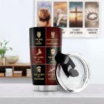 Jesuspirit Christian Gifts for Men, Women - Fathers Day, Pastor Appreciation Religious Gift For Men - Christian Coffee Mug - Armor Of God Stainless Steel Tumbler (Armor Of God, 20OZ)
