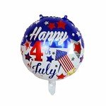 Vocoliday 6Pcs 4th of July Balloons American Flag Balloons Foil Balloons Star Balloons Independence Day Balloon for Patriotic Party Supplies, 18 Inch