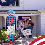 Patriotic Balloons Red White And Blue Balloons 4th of July Decorations Accessories,- 78In x 19In Standing Set of 2, Stars Stripes Designs for 4th of July Party Decorations Patriotic Anniversary