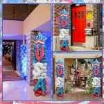 Patriotic Balloons Red White And Blue Balloons 4th of July Decorations Accessories,- 78In x 19In Standing Set of 2, Stars Stripes Designs for 4th of July Party Decorations Patriotic Anniversary