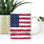 Andaz Press USA Flag, Patriotic 11oz. Coffee Mug Gift, American Flag, Proud U.S. Citizen, 1-Pack, New U.S. Citizenship Naturalization Congratulations Fourth Of July Gift New American Citizenship Gifts