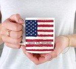 Andaz Press USA Flag, Patriotic 11oz. Coffee Mug Gift, American Flag, Proud U.S. Citizen, 1-Pack, New U.S. Citizenship Naturalization Congratulations Fourth Of July Gift New American Citizenship Gifts