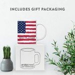Andaz Press USA Flag, Patriotic 11oz. Coffee Mug Gift, American Flag, Proud U.S. Citizen, 1-Pack, New U.S. Citizenship Naturalization Congratulations Fourth Of July Gift New American Citizenship Gifts