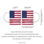 Andaz Press USA Flag, Patriotic 11oz. Coffee Mug Gift, American Flag, Proud U.S. Citizen, 1-Pack, New U.S. Citizenship Naturalization Congratulations Fourth Of July Gift New American Citizenship Gifts