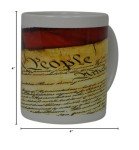 Rogue River Tactical Best Coffee Mug The US Constitution Flag American Patriot Novelty Cup Great Gift Idea For Men Dad Father Husband Military Veteran Conservative United States