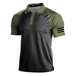 Happy July 4 Day Mens Polo Shirts, Men's 1776 Independence Day American Flag Print Short Sleeve Polo T Shirt Military Tactical Patriotic Top American Shirts for Men Mens Multi XL