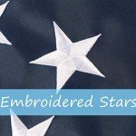 duduta 2x3 Ft American Flag Nylon USA Flag Outdoor Indoor Small US Flag Embroidered Stars Sewn Stripes Brass Grommets