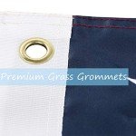 duduta 2x3 Ft American Flag Nylon USA Flag Outdoor Indoor Small US Flag Embroidered Stars Sewn Stripes Brass Grommets