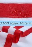 duduta 2x3 Ft American Flag Nylon USA Flag Outdoor Indoor Small US Flag Embroidered Stars Sewn Stripes Brass Grommets