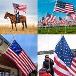 duduta 2x3 Ft American Flag Nylon USA Flag Outdoor Indoor Small US Flag Embroidered Stars Sewn Stripes Brass Grommets