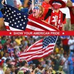 duduta 2x3 Ft American Flag Nylon USA Flag Outdoor Indoor Small US Flag Embroidered Stars Sewn Stripes Brass Grommets