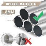 16 Ft Flag Poles for Outside House Inground - 13 Gauge Super Thick Flag Pole Kit - Heavy Duty Aluminum Flagpole with 3x5 American Flag - Outdoor Sectional Flagpoles for Yard, Residential, Commercial