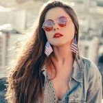 American Flag Earrings 4th of July Earrings for Women Alloy Heart Star Flag Dangle Drop Earrings for Independence Day Patriotic Earrings Fashion Jewelry Gift(4 Pairs)