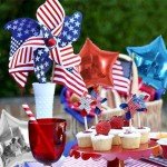 TONIFUL 24Pcs 18 Inch Red Blue Silver Star Balloons 4th of July Balloons Patriotic Star Shape Foil Balloons for Patriotic Party Supplies Independence Day Labor Day Birthday Party Decoration