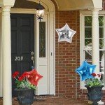 TONIFUL 24Pcs 18 Inch Red Blue Silver Star Balloons 4th of July Balloons Patriotic Star Shape Foil Balloons for Patriotic Party Supplies Independence Day Labor Day Birthday Party Decoration