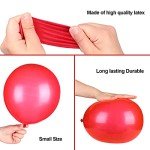 TecUnite 100 Pcs Red White Blue Latex Balloons 15.7 Inch Colorful Round Balloons for 4th of July Decorations Independence Day Patriotic Wedding Birthday Party Decoration